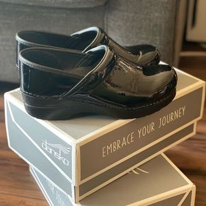 Dansko Patent Leather Clogs
